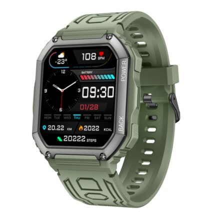 KR06 Waterproof Pedometer Sport Smart Watch - Green