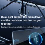 WK WP-C38 Mini PD20W USB + Type-C Car Charger - Image 5