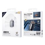 WK WP-C38 Mini PD20W USB + Type-C Car Charger - Image 6