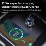 MOMAX UC16E 67W USB-C / Type-C + USB Dual Ports Car Charger - Image 6