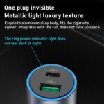 MOMAX UC16E 67W USB-C / Type-C + USB Dual Ports Car Charger - Image 8