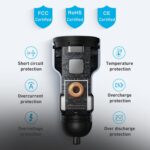 MOMAX UC16E 67W USB-C / Type-C + USB Dual Ports Car Charger - Image 9