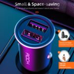ROCK H11 4.8A 24W Mini Dual USB Car Charger - Image 3