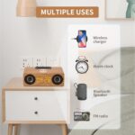 Desktop Wooden Bluetooth Speaker - Image 5
