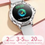 1.2 inch Waterproof Smart Steel Strap Wristband - Image 9