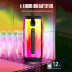 HOPESTAR P49 RGB Light Bluetooth Speaker - Image 5