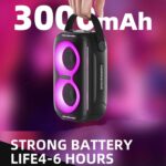 HOPESTAR Party200 mini Portable RGB Bluetooth Speaker - Image 7