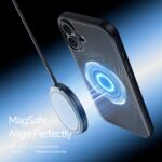 For iPhone 16 Plus DUX DUCIS Aimo Mag Series TPU + PC MagSafe Frosted Feel Phone Case(Black) - Image 8