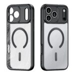 For iPhone 17 Pro DUX DUCIS Aimo Mag Series TPU + PC MagSafe Frosted Feel Phone Case(Black) - Image 2