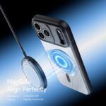 For iPhone 17 Pro DUX DUCIS Aimo Mag Series TPU + PC MagSafe Frosted Feel Phone Case(Black) - Image 3