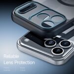 For iPhone 17 Pro DUX DUCIS Aimo Mag Series TPU + PC MagSafe Frosted Feel Phone Case(Black) - Image 6