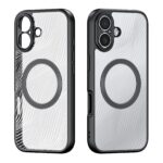 For iPhone 17 DUX DUCIS Aimo Mag Series TPU + PC MagSafe Frosted Feel Phone Case(Black) - Image 2