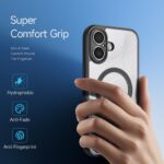 For iPhone 17 DUX DUCIS Aimo Mag Series TPU + PC MagSafe Frosted Feel Phone Case(Black) - Image 4