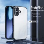 For iPhone 17 DUX DUCIS Aimo Series  Frosted Feel Phone Case(Black) - Image 2