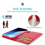 For iPhone 16 Pro DUX DUCIS Hivo Series Cowhide + PU + TPU Flip Phone Case(Red) - Image 3
