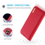 For iPhone 16 Pro DUX DUCIS Hivo Series Cowhide + PU + TPU Flip Phone Case(Red) - Image 4