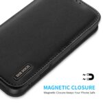 For iPhone 16 DUX DUCIS Hivo Series Cowhide + PU + TPU Flip Phone Case(Black) - Image 5
