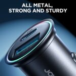JOYROOM JR-CCN04 60W PD+QC3.0 Mini Metal Car Charger - Image 5