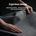 For iPhone 17 Pro Max Skin Feel Magnetic Leather Back Phone Case(Light Grey) - Image 4