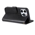 For iPhone 16 Pro AZNS Sheepskin Texture Flip Leather Phone Case(Black) - Image 5