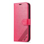 For iPhone 16 Pro AZNS Sheepskin Texture Flip Leather Phone Case(Red) - Image 2