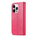 For iPhone 16 Pro AZNS Sheepskin Texture Flip Leather Phone Case(Red) - Image 3