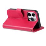 For iPhone 16 Pro AZNS Sheepskin Texture Flip Leather Phone Case(Red) - Image 5