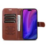 For iPhone 16 Pro AZNS Sheepskin Texture Flip Leather Phone Case(Brown) - Image 4