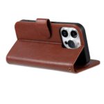 For iPhone 16 Pro AZNS Sheepskin Texture Flip Leather Phone Case(Brown) - Image 5