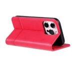 For iPhone 16 Pro AZNS Magnetic Calf Texture Flip Leather Phone Case(Red) - Image 5