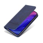 For iPhone 16 Pro AZNS Magnetic Calf Texture Flip Leather Phone Case(Dark Blue) - Image 7