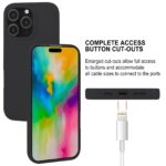 For iPhone 16 Pro GOOSPERY SOFT FEELING Liquid TPU Soft Phone Case(Black) - Image 5