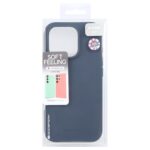For iPhone 16 Pro GOOSPERY SOFT FEELING Liquid TPU Soft Phone Case(Dark Blue) - Image 6