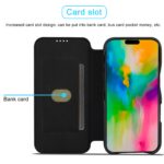 For iPhone 16 Plus LC.IMEEKE Hon Ancient Series Flip Leather Phone Case(Black) - Image 3