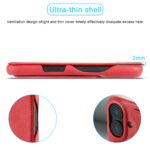 For iPhone 16 Plus LC.IMEEKE Hon Ancient Series Flip Leather Phone Case(Red) - Image 6