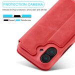 For iPhone 16 Plus LC.IMEEKE Hon Ancient Series Flip Leather Phone Case(Red) - Image 7