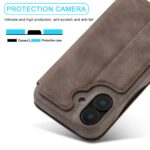 For iPhone 16 Plus LC.IMEEKE Hon Ancient Series Flip Leather Phone Case(Coffee) - Image 7