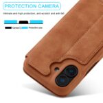 For iPhone 16 Plus LC.IMEEKE Hon Ancient Series Flip Leather Phone Case(Brown) - Image 7