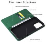 For iPhone 16 Pro Fierre Shann Crocodile Texture Magnetic Genuine Leather Phone Case(Green) - Image 4