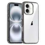 For iPhone 16 iPAKY Aurora Series Shockproof PC + TPU Protective Phone Case(Transparent Black)