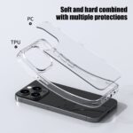 For iPhone 16 Pro Max iPAKY Aurora Series Shockproof PC + TPU Protective Phone Case(Transparent) - Image 5