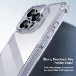 For iPhone 16 Plus iPAKY Crystal Clear Series Shockproof PC + TPU Protective Phone Case(Transparent) - Image 3