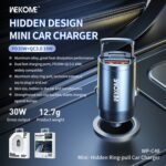 Mini Invisible Pull Ring Car Charger - Image 3