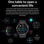 1.60 inch Black Dial Silicone Band IP68 Smart Watch - Image 16