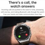 1.60 inch Black Dial Silicone Band IP68 Smart Watch - Image 4