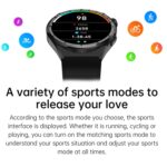 1.60 inch Black Dial Silicone Band IP68 Smart Watch - Image 6