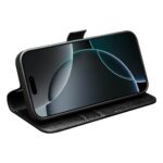 For iPhone 17 Pro QIALINO Classic 103 Buckle Genuine Leather Phone Case(Black) - Image 5