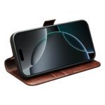 For iPhone 17 Pro QIALINO Classic 103 Buckle Genuine Leather Phone Case(Brown) - Image 5