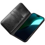 For iPhone 16 QIALINO Classic Genuine Leather Phone Case(Black) - Image 4