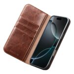 For iPhone 17 Pro QIALINO Classic Genuine Leather Phone Case(Brown) - Image 4